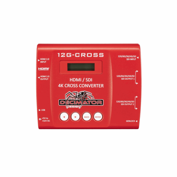 CONVERTISSEUR DECIMATOR CROSS 12G 4K HDMI-SDI
