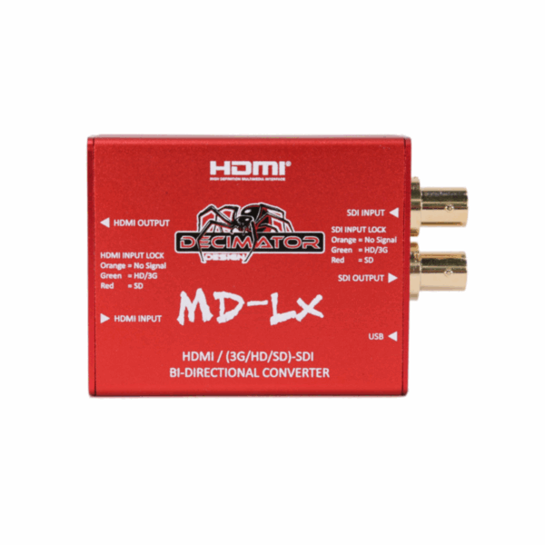 CONVERTISSEUR DECIMATOR MDLX HDMI-SDI / SDI-HDMI